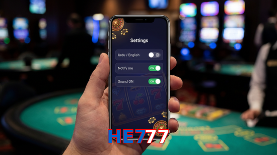 Game list for HE777 app section