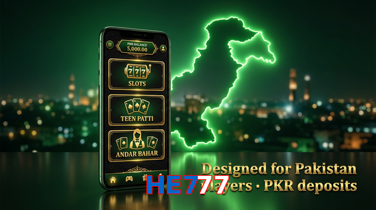 Main screen of HE777 pk page for PK players